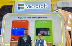 Meeting Mandar Kulkarni at Microsoft Booth — My Experience at AI Summit 2026, Delhi